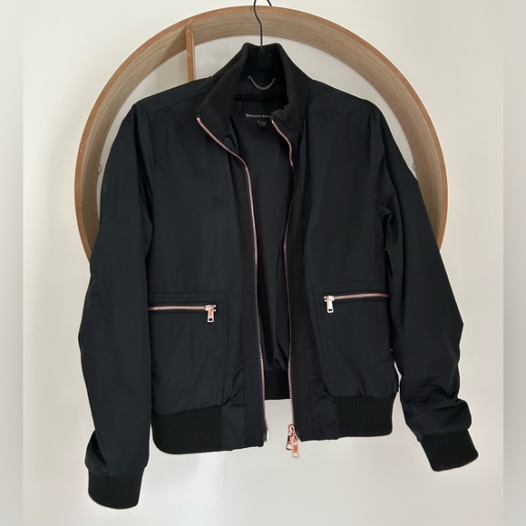 Banana Republic Satin Bomber Jacket - Picture 1 of 7